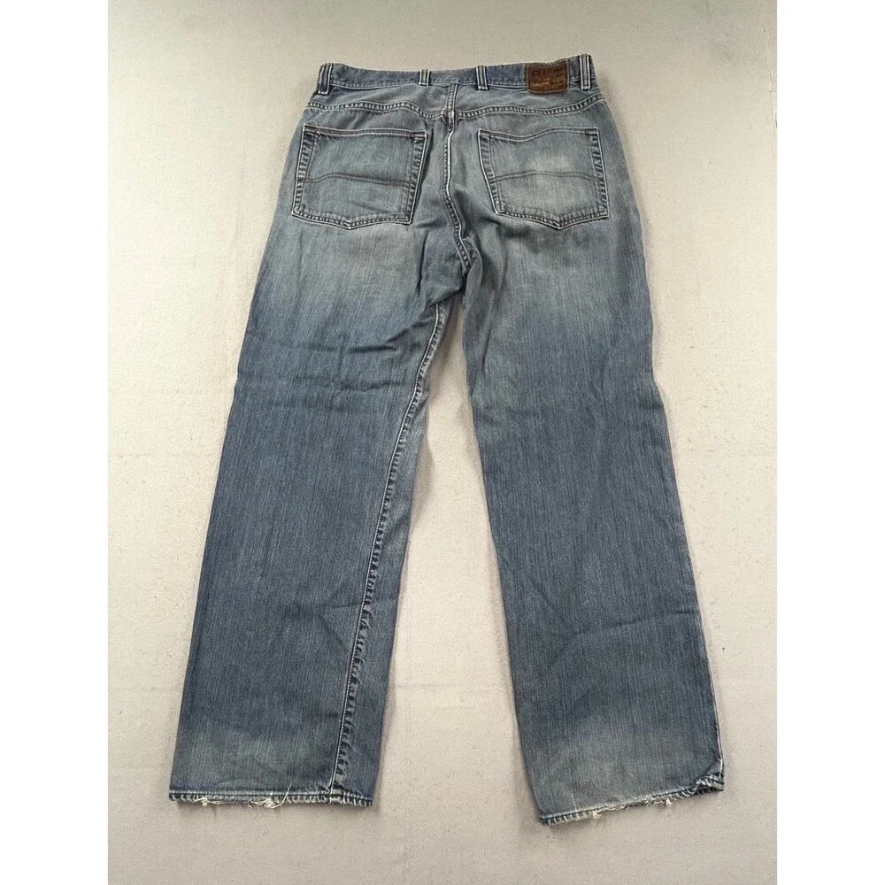 RL Polo Jean Co Ralph Lauren Jeans Mens Brixton Loose Straight Blue Denim